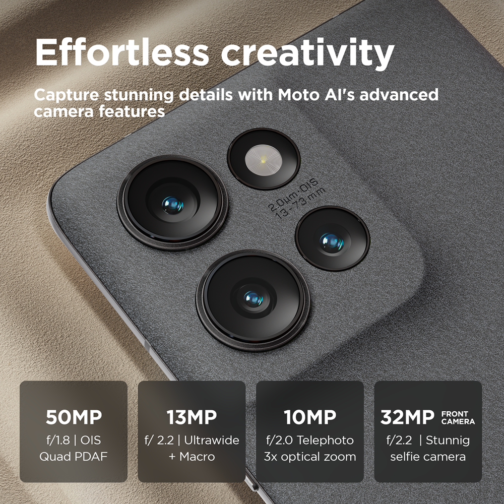 Motorola edge 50 16,9 cm (6.67") Dual SIM Android 14 5G USB Type-C 12 GB 512 GB 5000 mAh Grijs Motorola edge 50 16,9 cm (6.67") Dual SIM Android 14 5G USB Type-C 12 GB 512 GB 5000 mAh Grijs