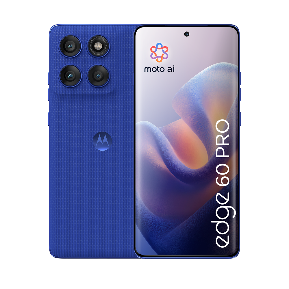 Motorola edge 60 pro 16,9 cm (6.67") Dual SIM Android 15 5G USB Type-C 12 GB 512 GB 6000 mAh Blauw Motorola edge 60 pro 16,9 cm (6.67") Dual SIM Android 15 5G USB Type-C 12 GB 512 GB 6000 mAh Blauw