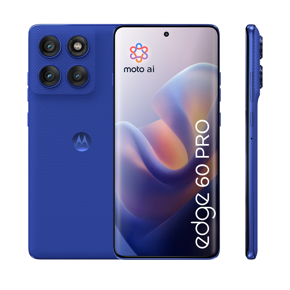 Motorola edge 60 pro 16,9 cm (6.67") Dual SIM Android 15 5G USB Type-C 12 GB 512 GB 6000 mAh Blauw Motorola edge 60 pro 16,9 cm (6.67") Dual SIM Android 15 5G USB Type-C 12 GB 512 GB 6000 mAh Blauw