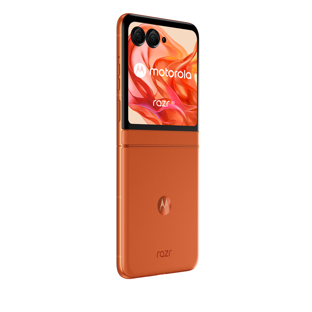 Motorola razr 50 17,5 cm (6.9") Dual SIM Android 14 5G USB Type-C 8 GB 256 GB 4200 mAh Oranje Motorola razr 50 17,5 cm (6.9") Dual SIM Android 14 5G USB Type-C 8 GB 256 GB 4200 mAh Oranje