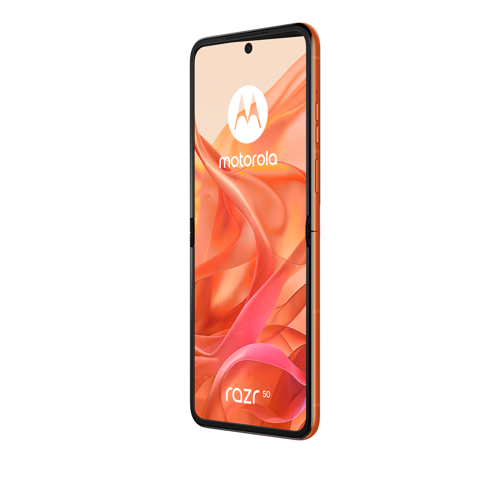 Motorola razr 50 17,5 cm (6.9") Dual SIM Android 14 5G USB Type-C 8 GB 256 GB 4200 mAh Oranje Motorola razr 50 17,5 cm (6.9") Dual SIM Android 14 5G USB Type-C 8 GB 256 GB 4200 mAh Oranje
