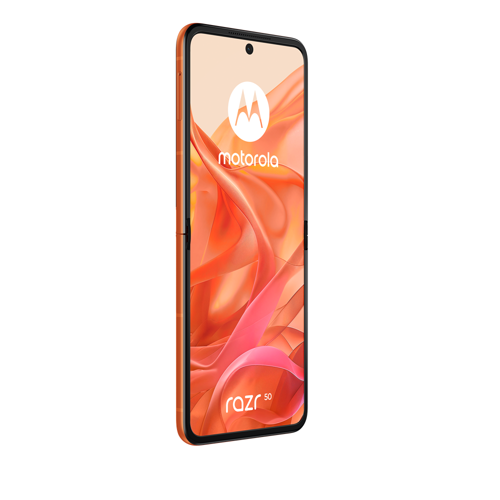 Motorola razr 50 17,5 cm (6.9") Dual SIM Android 14 5G USB Type-C 8 GB 256 GB 4200 mAh Oranje Motorola razr 50 17,5 cm (6.9") Dual SIM Android 14 5G USB Type-C 8 GB 256 GB 4200 mAh Oranje