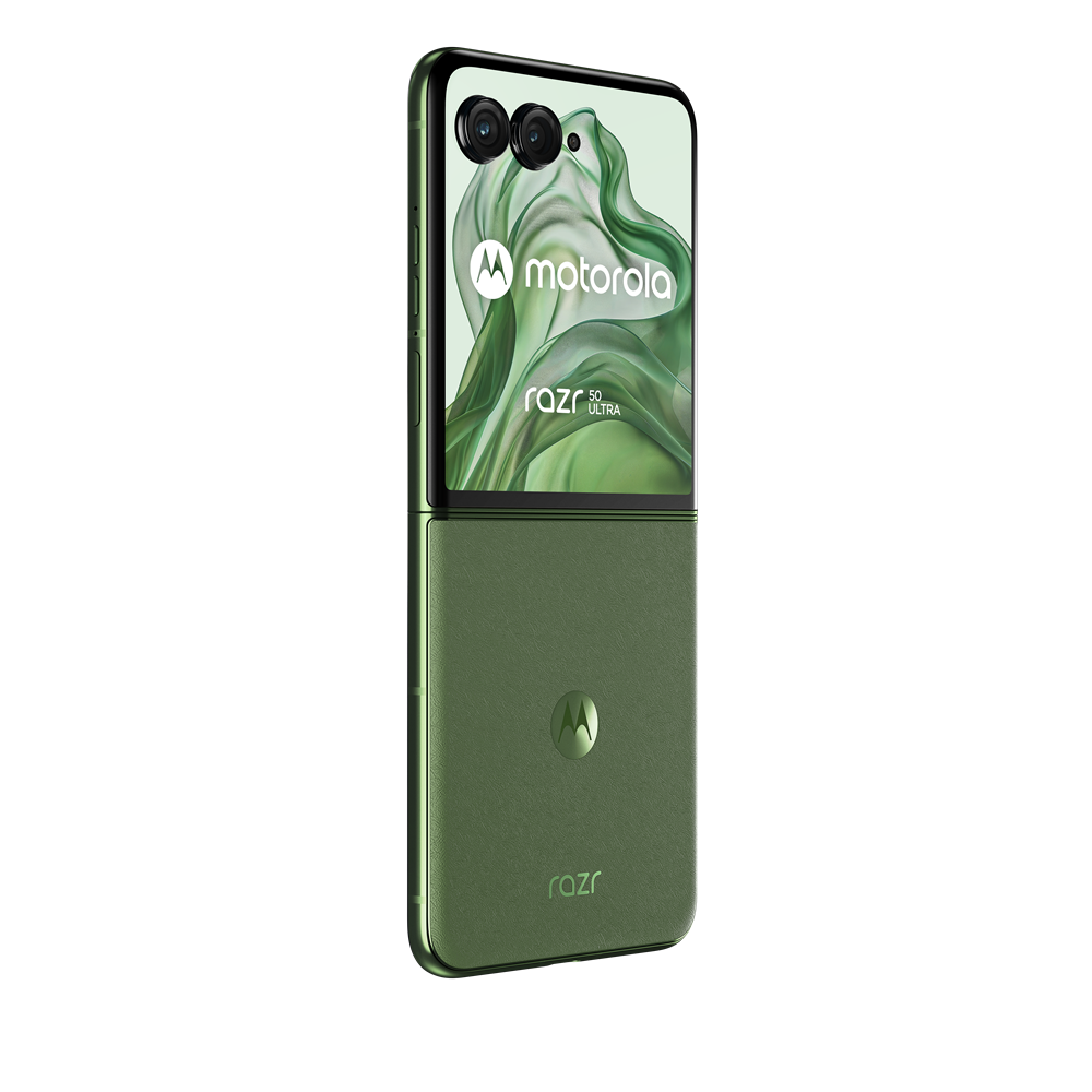 Motorola razr 50 Ultra 17,5 cm (6.9") Dual SIM Android 14 5G USB Type-C 12 GB 512 GB 4000 mAh Groen Motorola razr 50 Ultra 17,5 cm (6.9") Dual SIM Android 14 5G USB Type-C 12 GB 512 GB 4000 mAh Groen