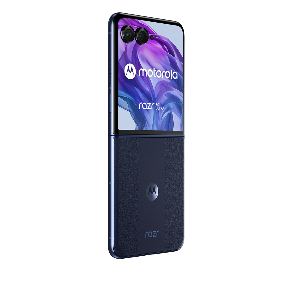Motorola razr 50 Ultra 17,5 cm (6.9") Dual SIM Android 14 5G USB Type-C 12 GB 512 GB 4000 mAh Marineblauw Motorola razr 50 Ultra 17,5 cm (6.9") Dual SIM Android 14 5G USB Type-C 12 GB 512 GB 4000 mAh Marineblauw