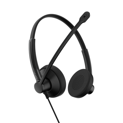 EPOS IMPACT 100 Headset Bedraad Hoofdband Kantoor/callcenter USB Type-C / USB Type-A Zwart