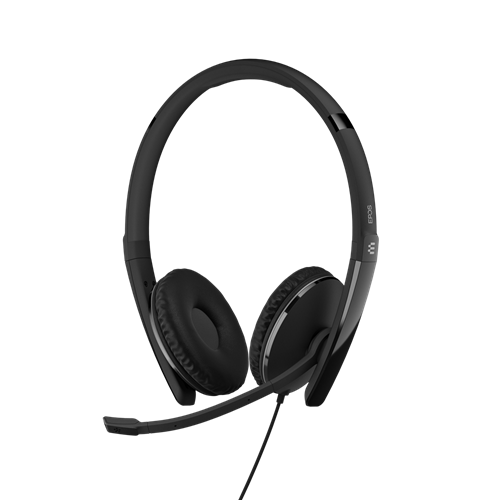 EPOS Tweezijdige on-ear USB-C-headset met ANC, gecertificeerd voor Microsoft Teams